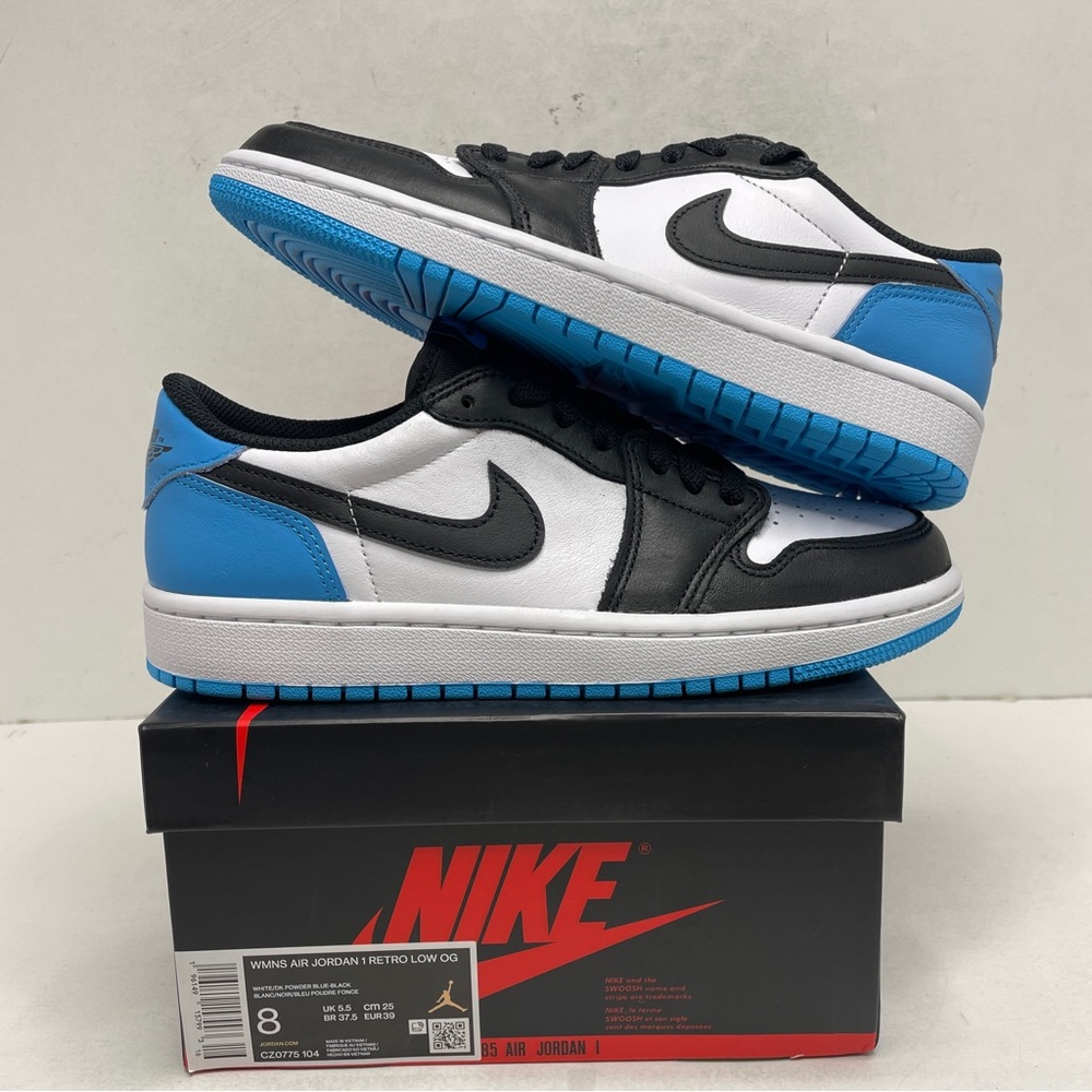Nike Air Jordan 1 Retro Low WMNS “UNC/Powder Blue” 2022 - Picture 1 of 4